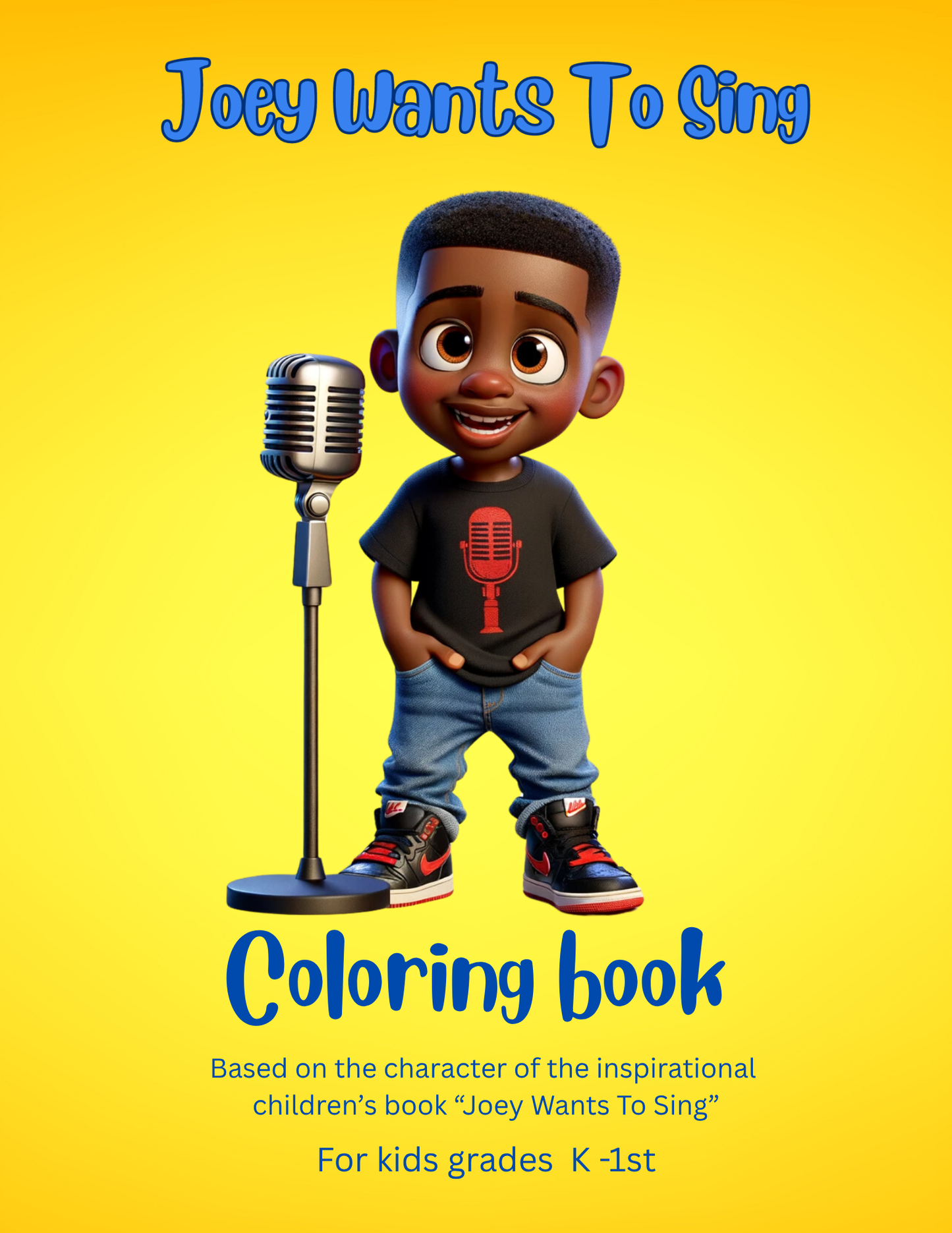 Joey Wants To Sing Coloring Book - Digital Download
